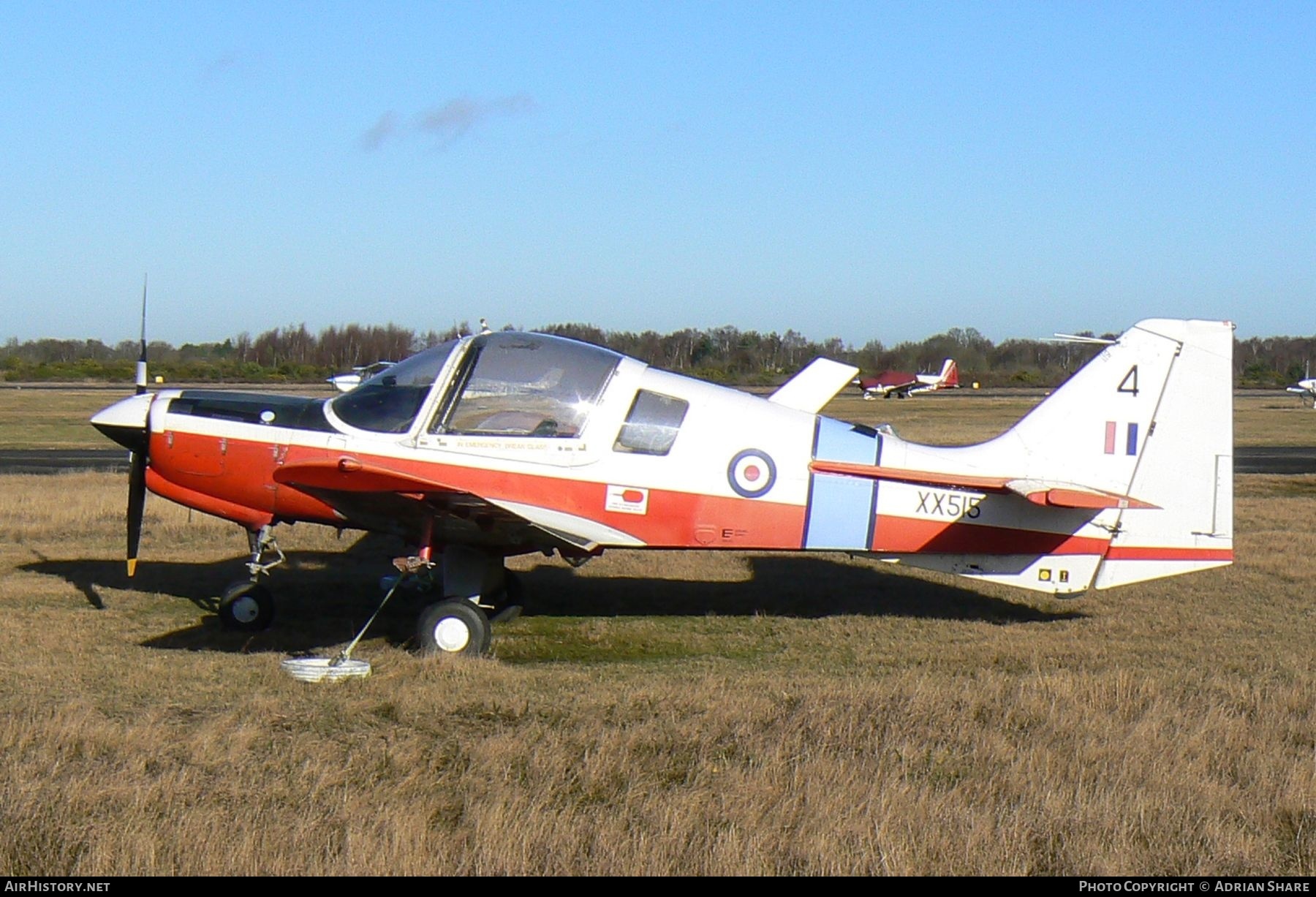 Aircraft Photo of G-CBBC / XX515 | Scottish Aviation Bulldog 120/101 | UK - Air Force | AirHistory.net #144353