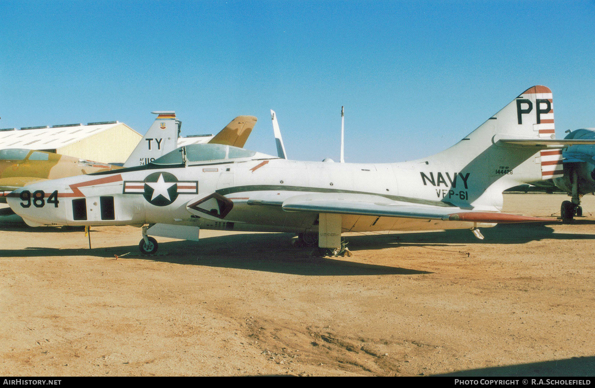 Aircraft Photo of 144426 | Grumman RF-9J Cougar | USA - Navy | AirHistory.net #144357