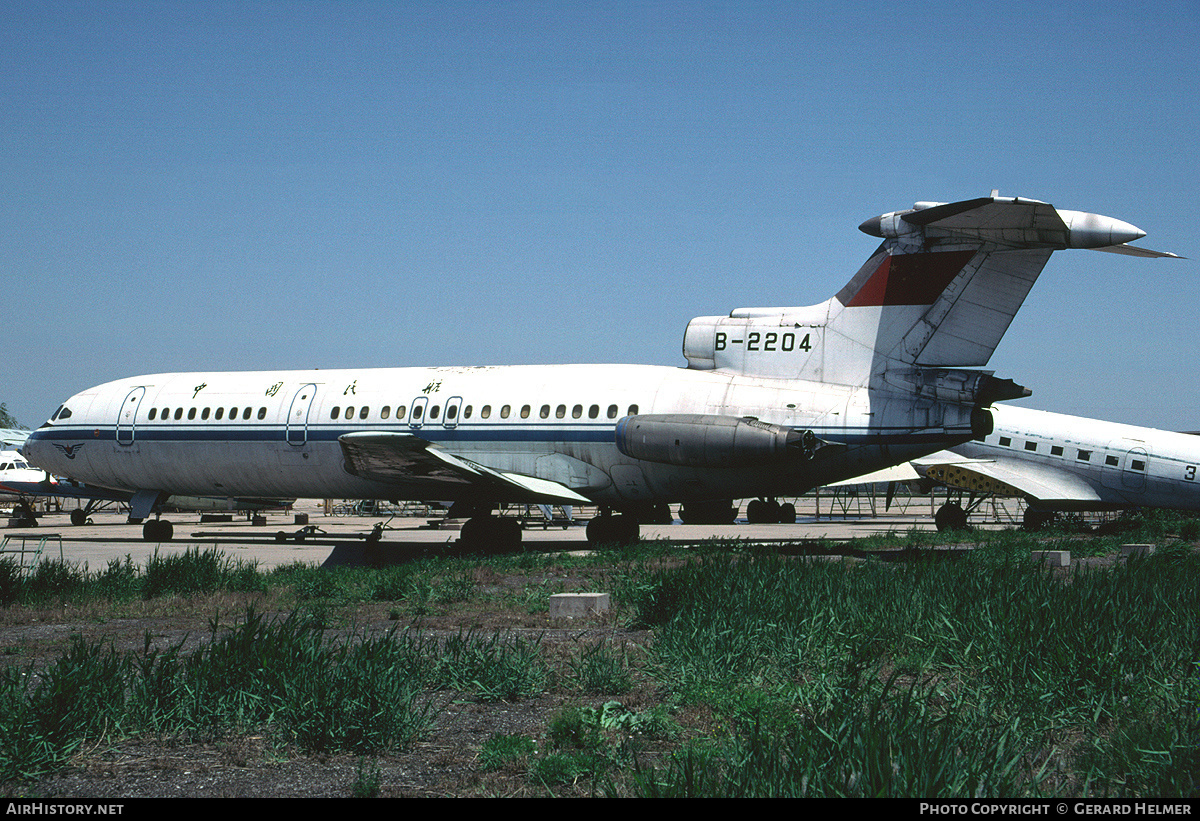Aircraft Photo of B-2204 | Hawker Siddeley HS-121 Trident 2E | CAAC - Civil Aviation Administration of China | AirHistory.net #144398