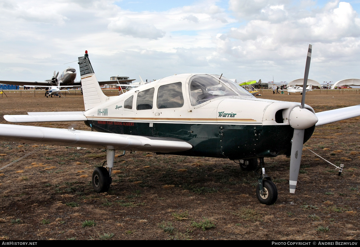 Aircraft Photo of VH-HWN | Piper PA-28-151 Cherokee Warrior | Moorabbin Flight Training Academy | AirHistory.net #144403