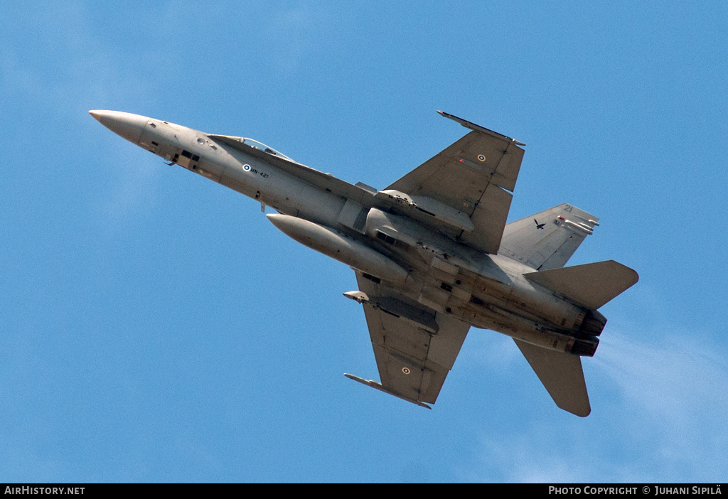Aircraft Photo of HN-421 | McDonnell Douglas F/A-18C Hornet | Finland - Air Force | AirHistory.net #144410