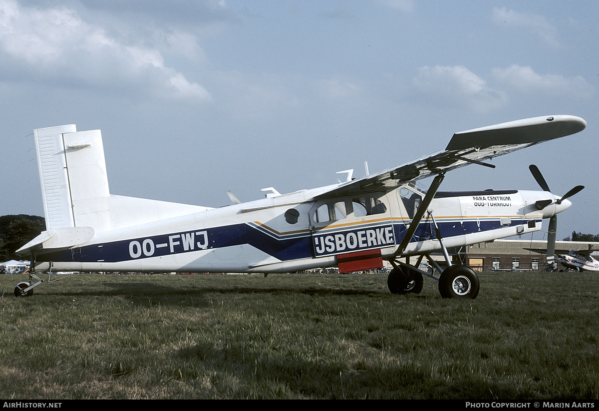 Aircraft Photo of OO-FWJ | Pilatus PC-6/B2-H4 Turbo Porter | Para Centrum Oud-Turnhout | AirHistory.net #144425