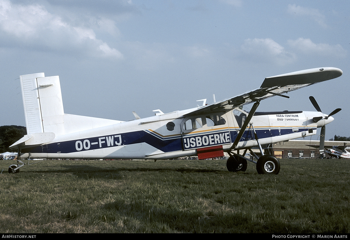 Aircraft Photo of OO-FWJ | Pilatus PC-6/B2-H4 Turbo Porter | Para Centrum Oud-Turnhout | AirHistory.net #144425