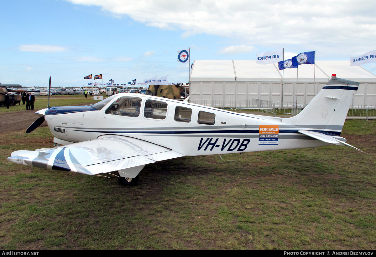 Aircraft Photo of VH-VDB | Hawker Beechcraft G36 Bonanza | AirHistory.net #144430