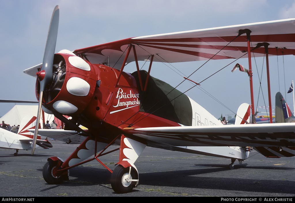 Aircraft Photo of G-AXMT | Bücker Bü 133C Jungmeister | AirHistory.net #144451