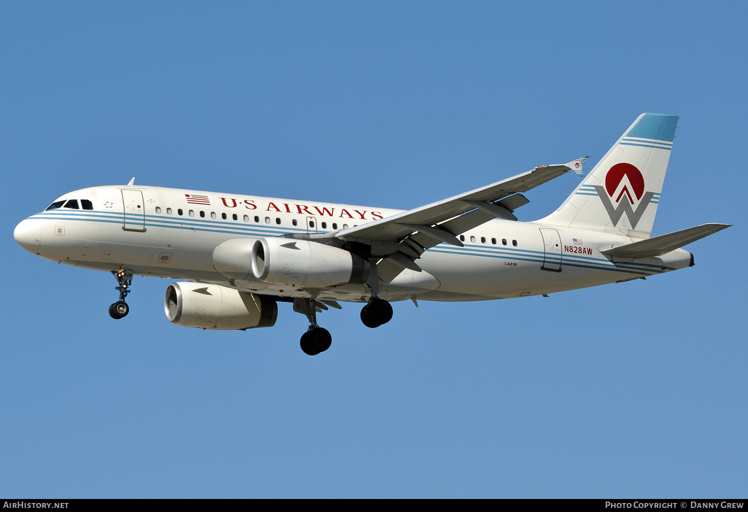 Aircraft Photo of N828AW | Airbus A319-132 | US Airways | America West Airlines | AirHistory.net #144482