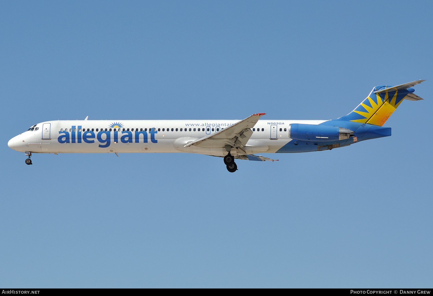 Aircraft Photo of N863GA | McDonnell Douglas MD-83 (DC-9-83) | Allegiant Air | AirHistory.net #144496