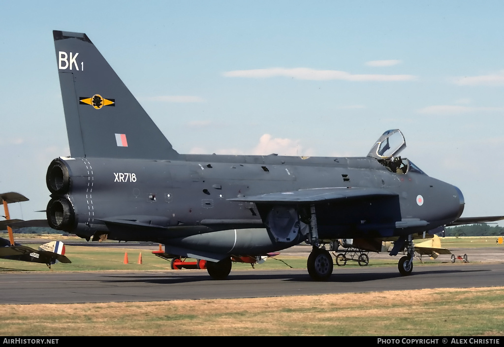 Aircraft Photo of XR718 | English Electric Lightning F3 | UK - Air Force | AirHistory.net #144501