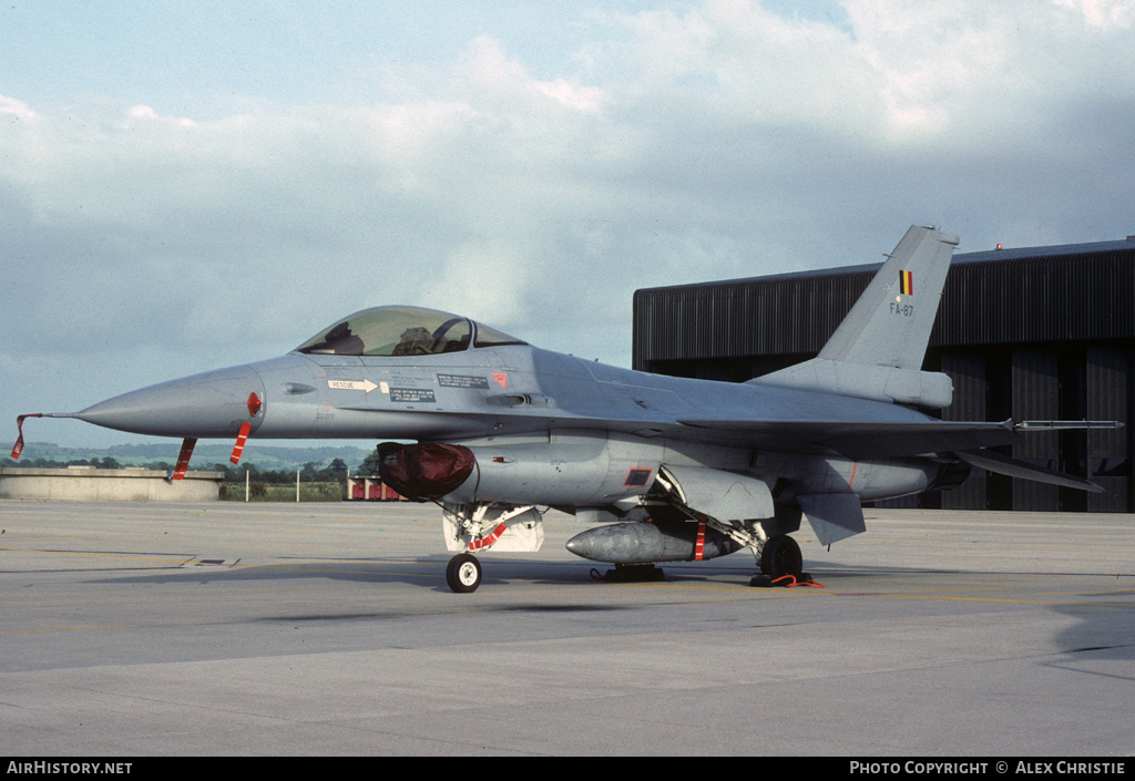 Aircraft Photo of FA-87 | General Dynamics F-16A Fighting Falcon | Belgium - Air Force | AirHistory.net #144526