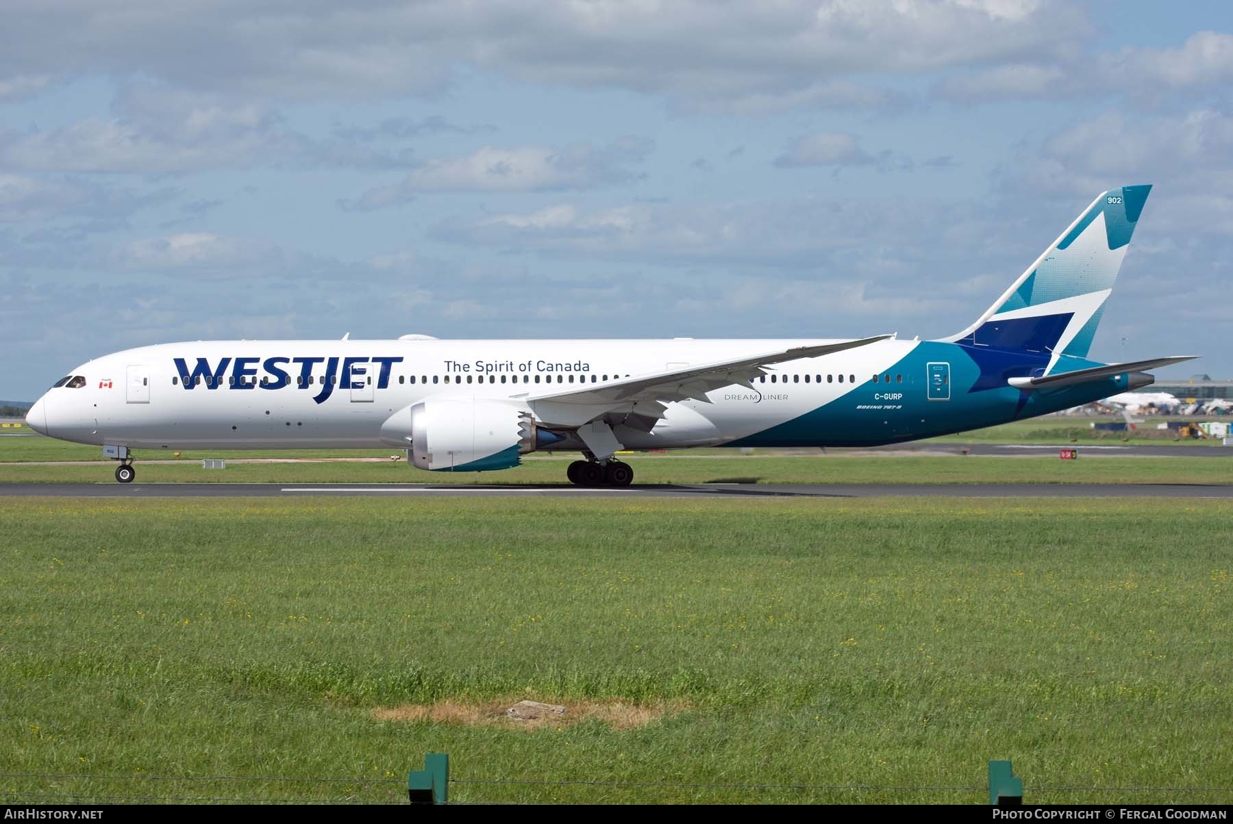 Aircraft Photo of C-GURP | Boeing 787-9 Dreamliner | WestJet | AirHistory.net #144527