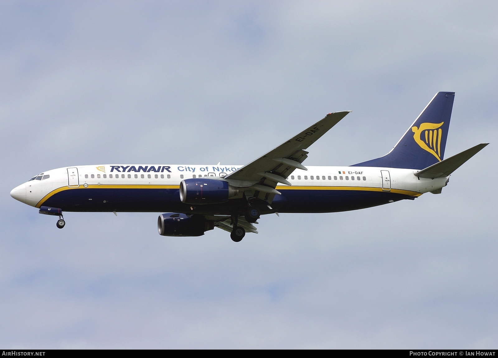 Aircraft Photo of EI-DAF | Boeing 737-8AS | Ryanair | AirHistory.net #144566