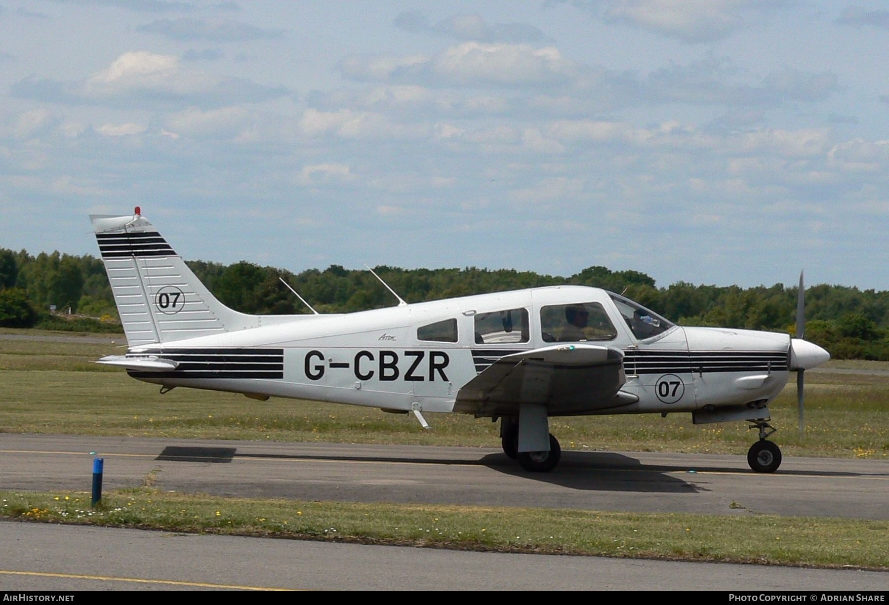 Aircraft Photo of G-CBZR | Piper PA-28R-201 Arrow | AirHistory.net #144602