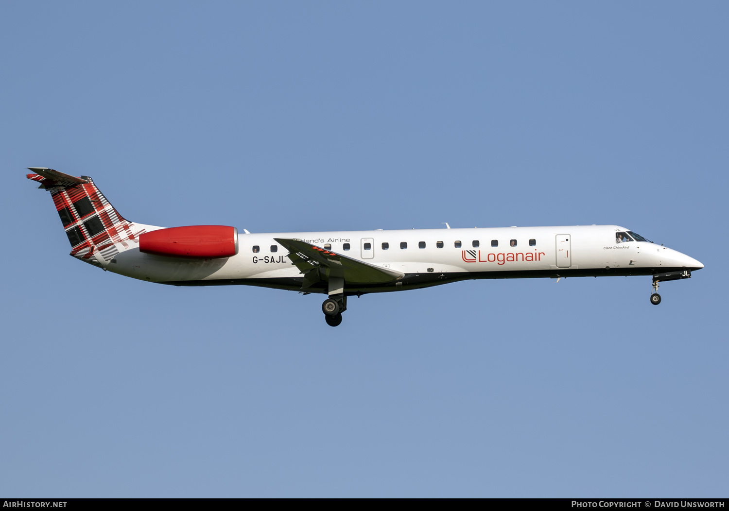 Aircraft Photo of G-SAJL | Embraer ERJ-145EP (EMB-145EP) | Loganair | AirHistory.net #144611
