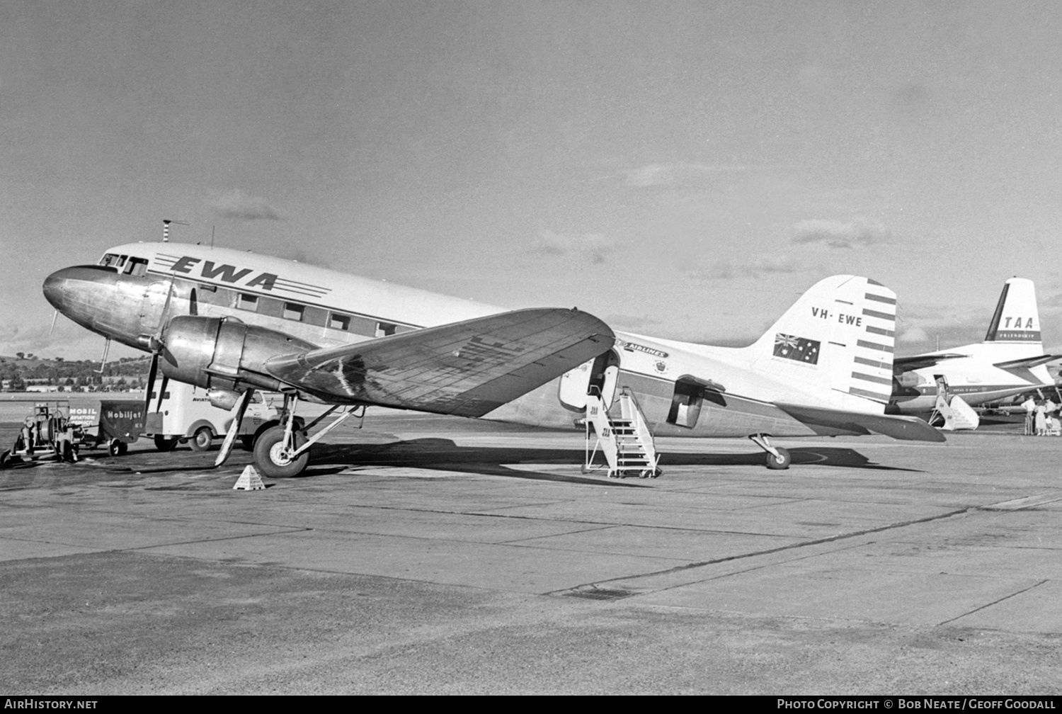 Aircraft Photo of VH-EWE | Douglas DC-3(C) | East-West Airlines | AirHistory.net #144652