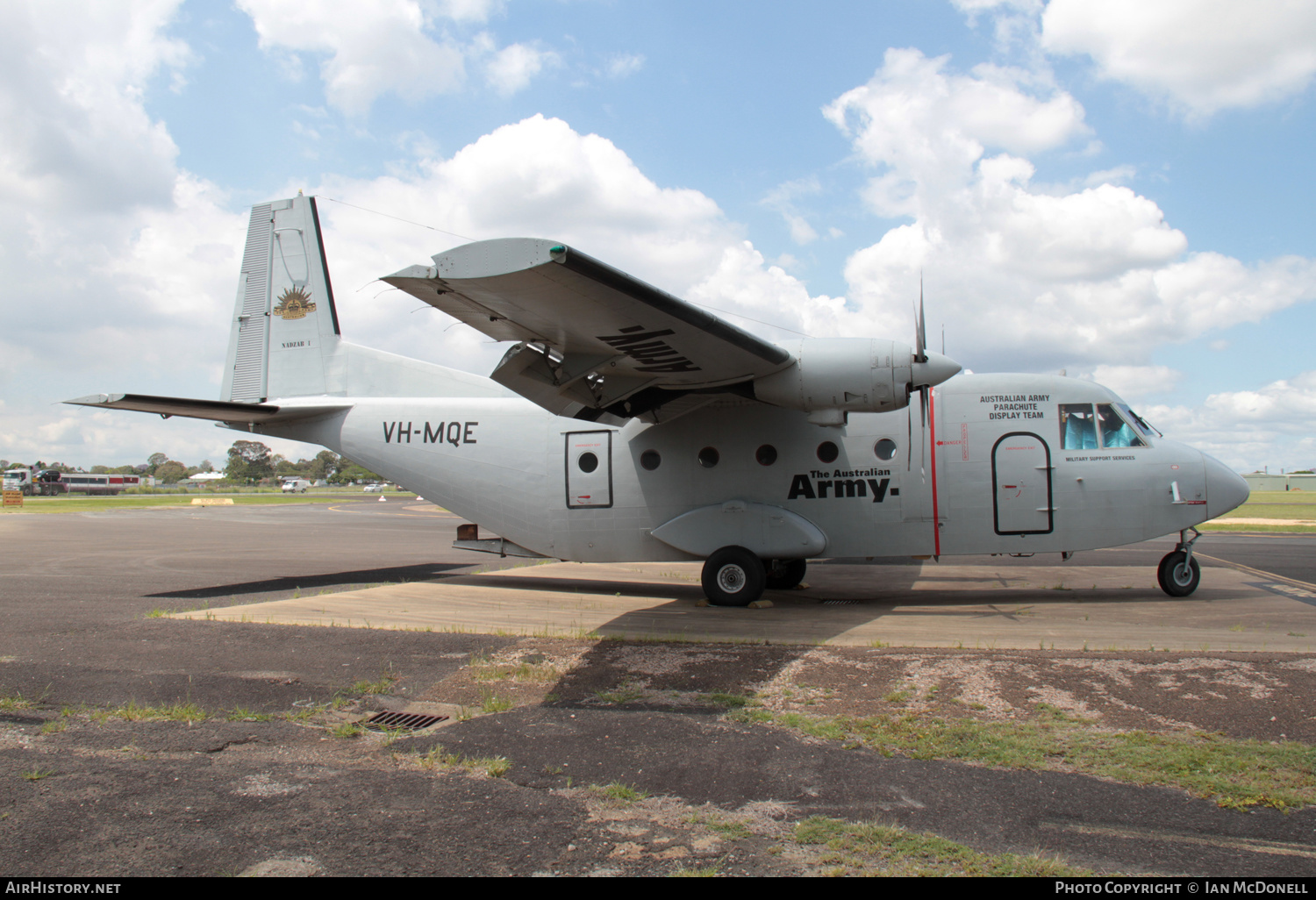 Aircraft Photo of VH-MQE | CASA C-212-200 Aviocar | Australia - Army | AirHistory.net #144658