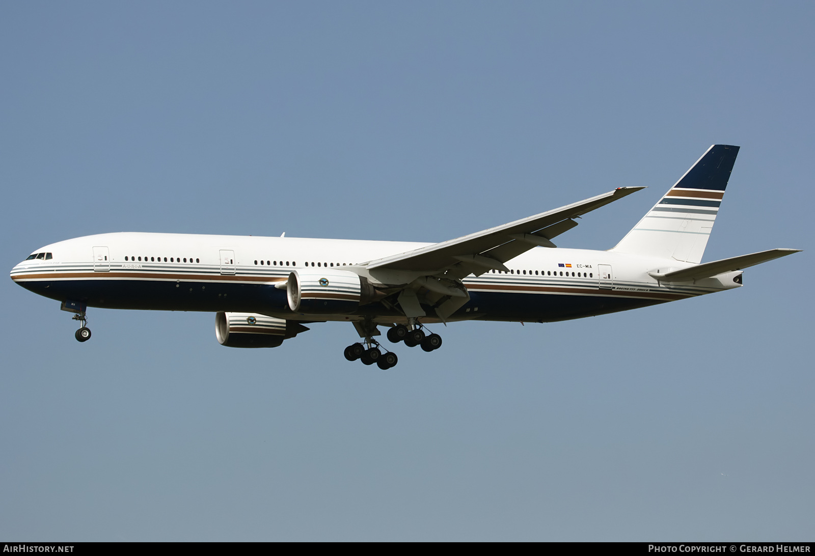 Aircraft Photo of EC-MIA | Boeing 777-28E/ER | Privilege Style | AirHistory.net #144675