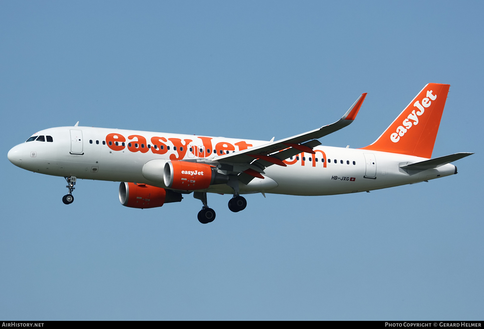 Aircraft Photo of HB-JXG | Airbus A320-214 | EasyJet | AirHistory.net #144682