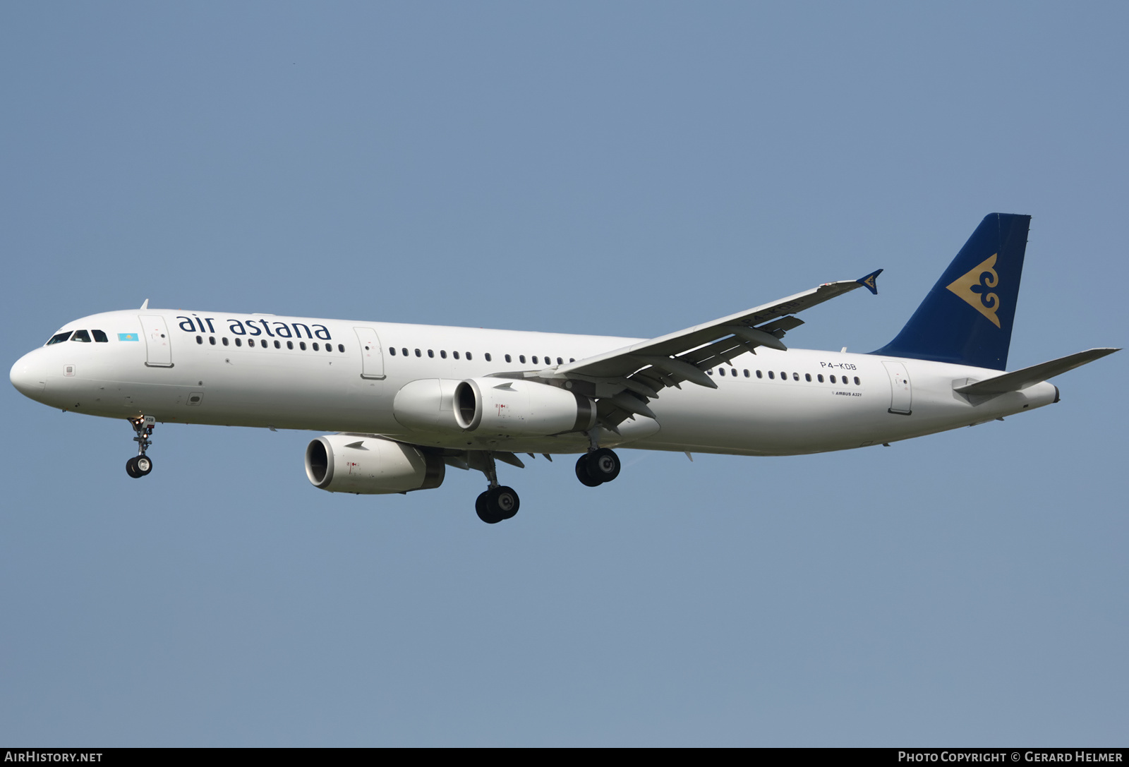 Aircraft Photo of P4-KDB | Airbus A321-231 | Air Astana | AirHistory.net #144685