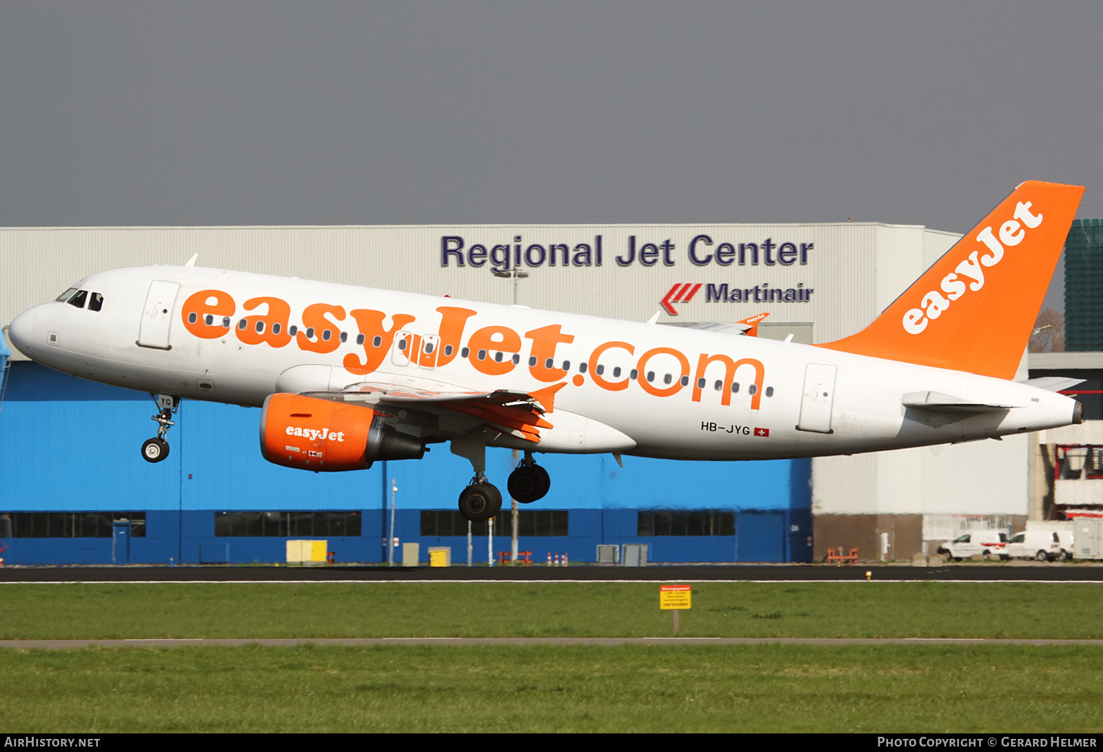 Aircraft Photo of HB-JYG | Airbus A319-111 | EasyJet | AirHistory.net #144690