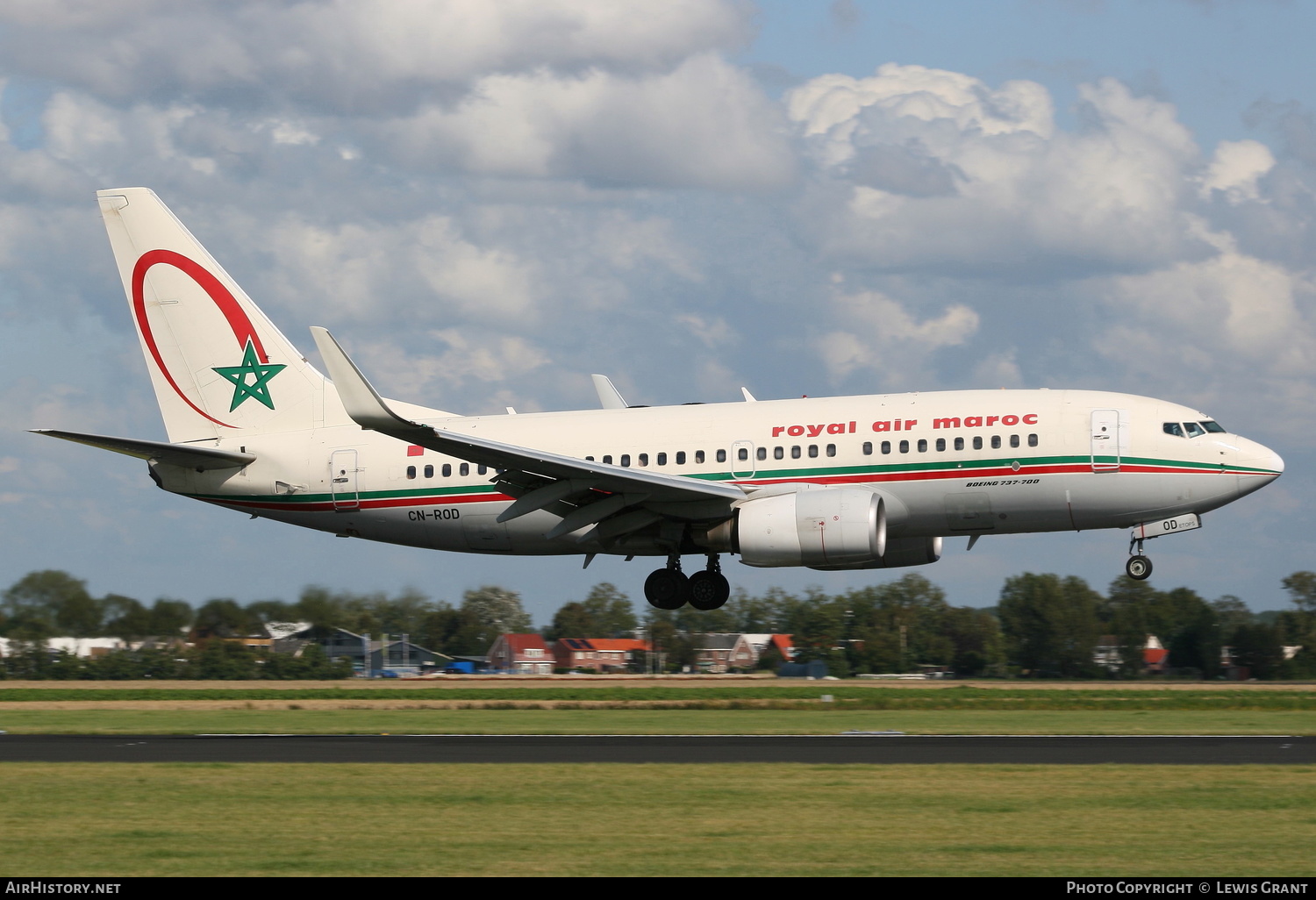 Aircraft Photo of CN-ROD | Boeing 737-7B6 | Royal Air Maroc - RAM | AirHistory.net #144691