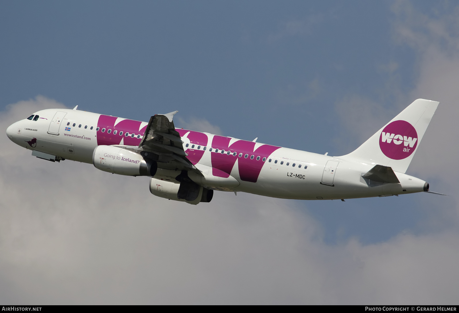 Aircraft Photo of LZ-MDC | Airbus A320-232 | WOW Air | AirHistory.net #144719