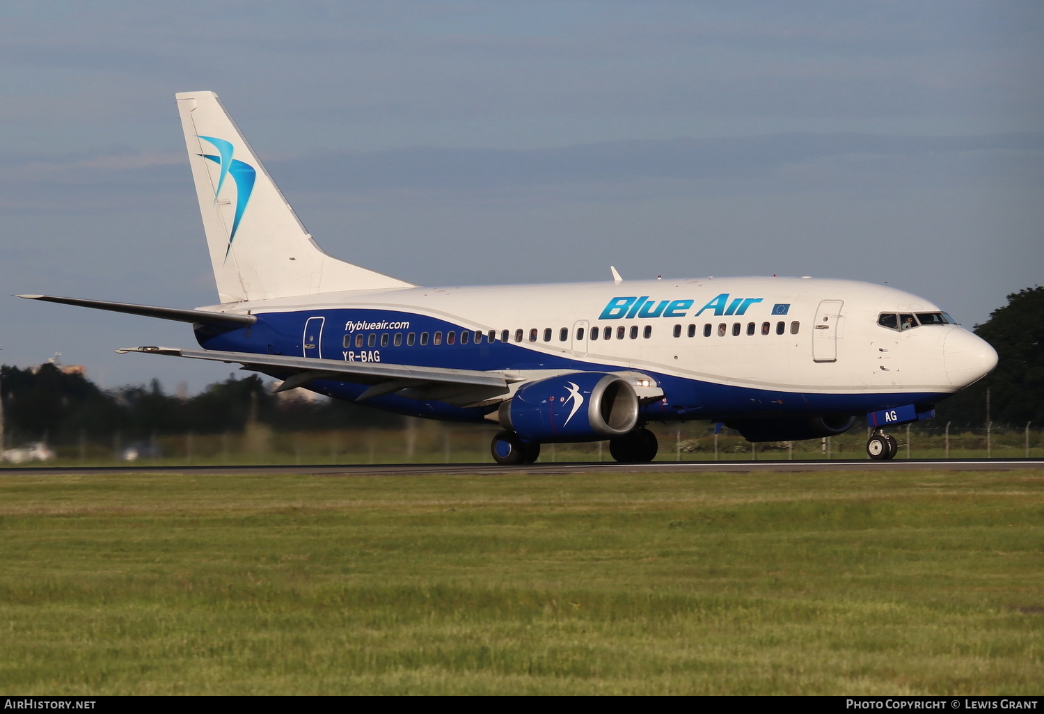 Aircraft Photo of YR-BAG | Boeing 737-5L9 | Blue Air | AirHistory.net #144777