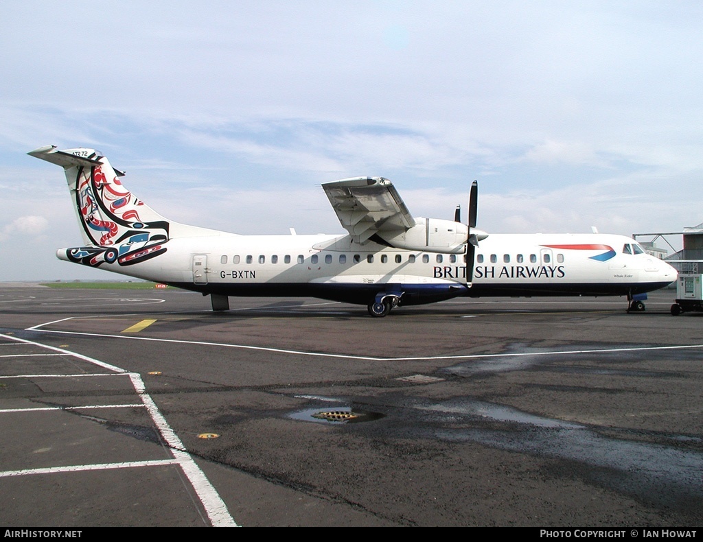 Aircraft Photo of G-BXTN | ATR ATR-72-202 | British Airways | AirHistory.net #144784