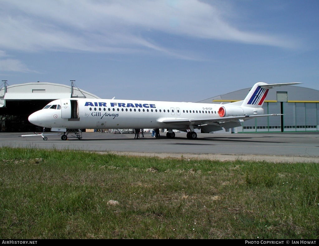 Aircraft Photo of G-BYDP | Fokker 100 (F28-0100) | Air France | AirHistory.net #144787