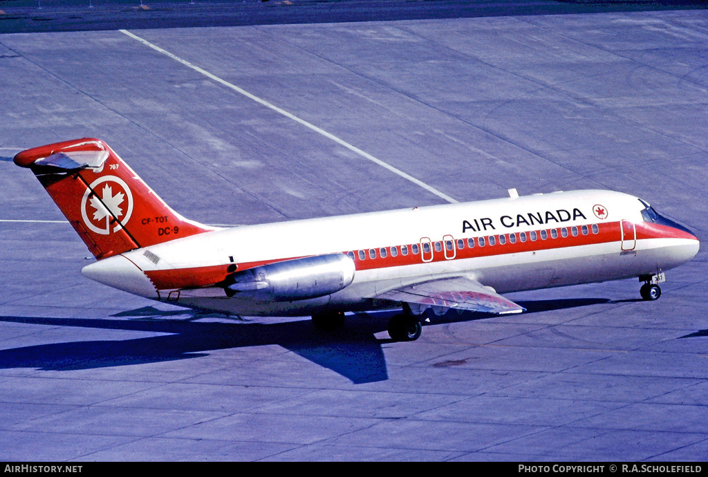 Aircraft Photo of CF-TOT | McDonnell Douglas DC-9-15RC | Air Canada | AirHistory.net #144788