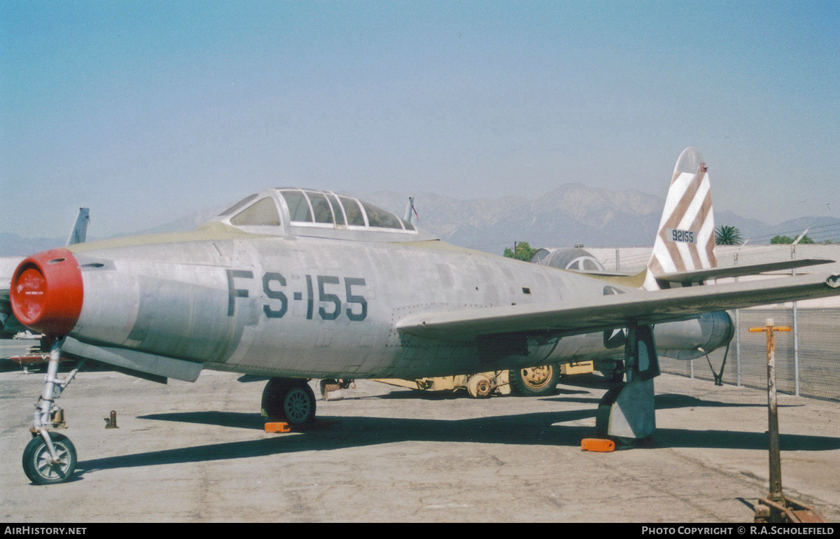 Aircraft Photo of 49-2155 / 92155 | Republic F-84E Thunderjet | USA - Air Force | AirHistory.net #144800
