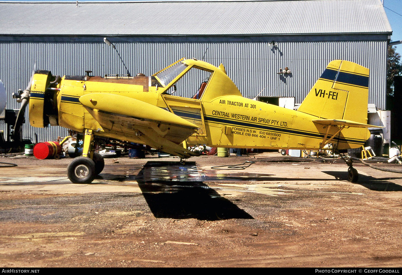 Aircraft Photo of VH-FEI | Air Tractor AT-301 | Central Western Air Spray | AirHistory.net #144816