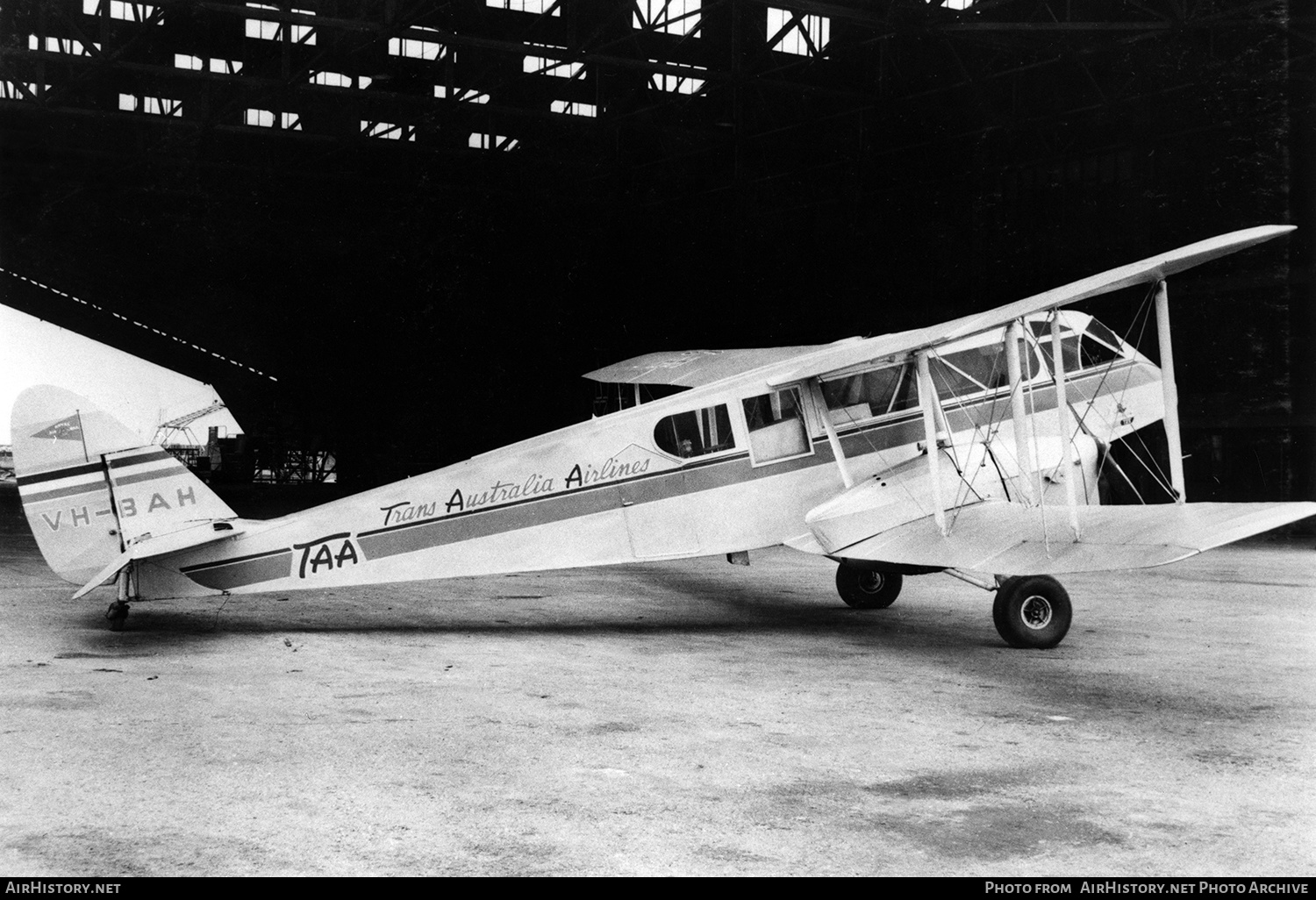 Aircraft Photo of VH-BAH | De Havilland D.H. 84A Dragon 3 | Trans-Australia Airlines - TAA | AirHistory.net #144822