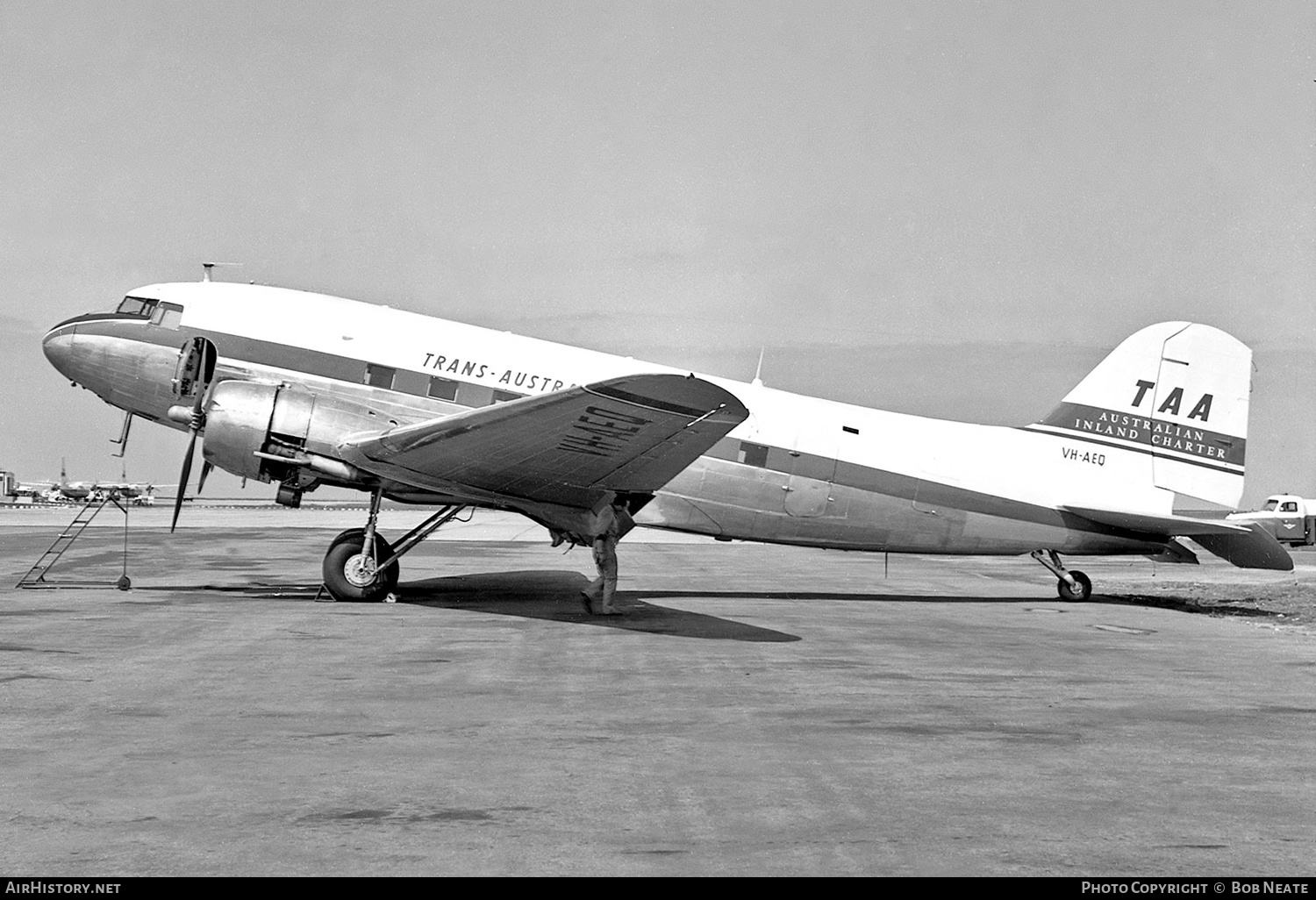 Aircraft Photo of VH-AEQ | Douglas DC-3(C) | Trans-Australia Airlines - TAA | AirHistory.net #144833
