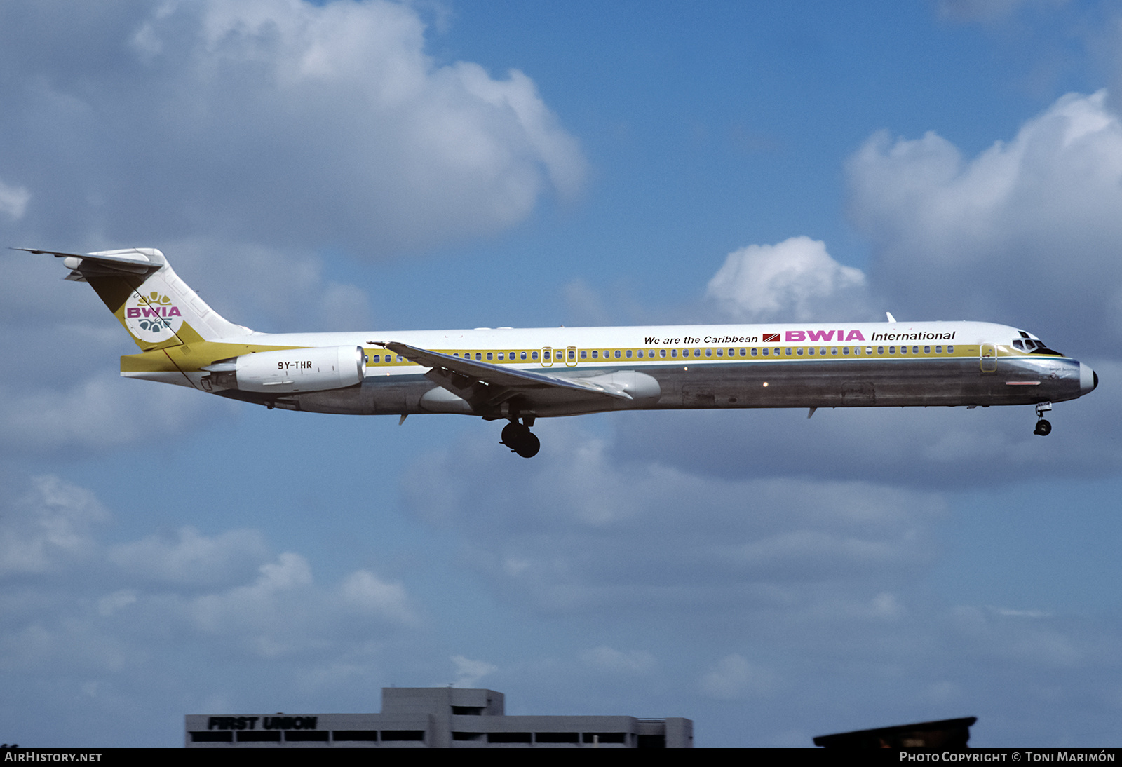 Aircraft Photo of 9Y-THR | McDonnell Douglas MD-83 (DC-9-83) | BWIA International | AirHistory.net #144872
