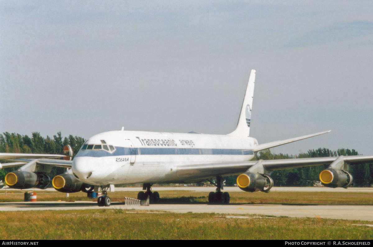 Aircraft Photo of N821F | Douglas DC-8-21(F) | Transoceanic Airways | AirHistory.net #144877
