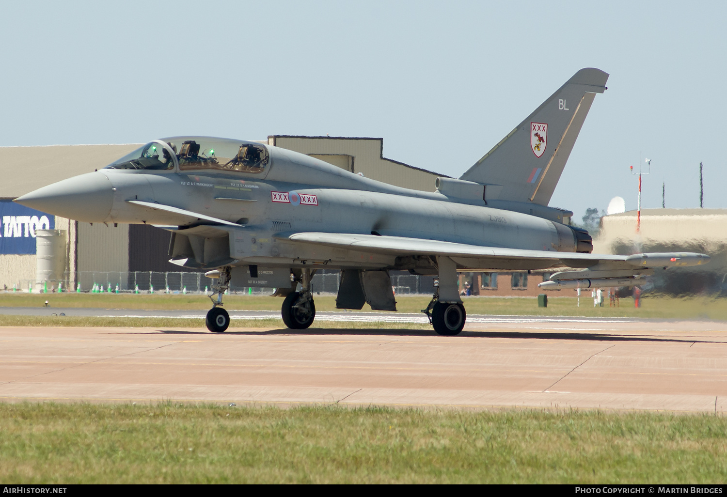 Aircraft Photo of ZJ813 | Eurofighter EF-2000 Typhoon T1 | UK - Air Force | AirHistory.net #144883