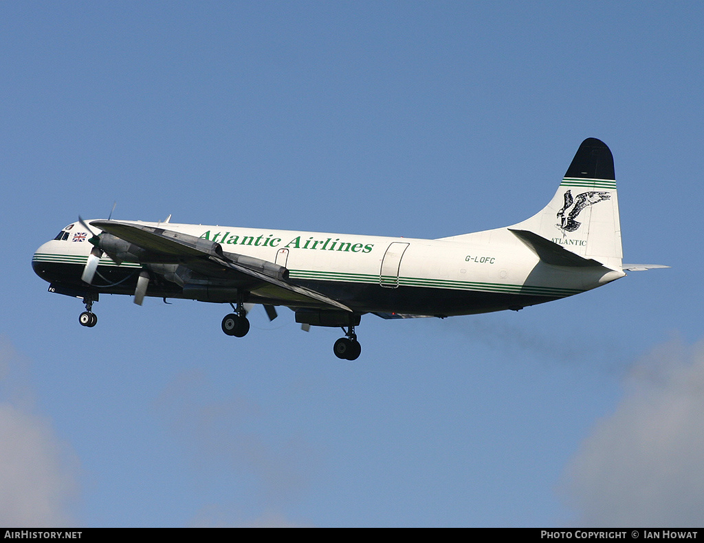 Aircraft Photo of G-LOFC | Lockheed L-188C(F) Electra | Atlantic Airlines | AirHistory.net #144892