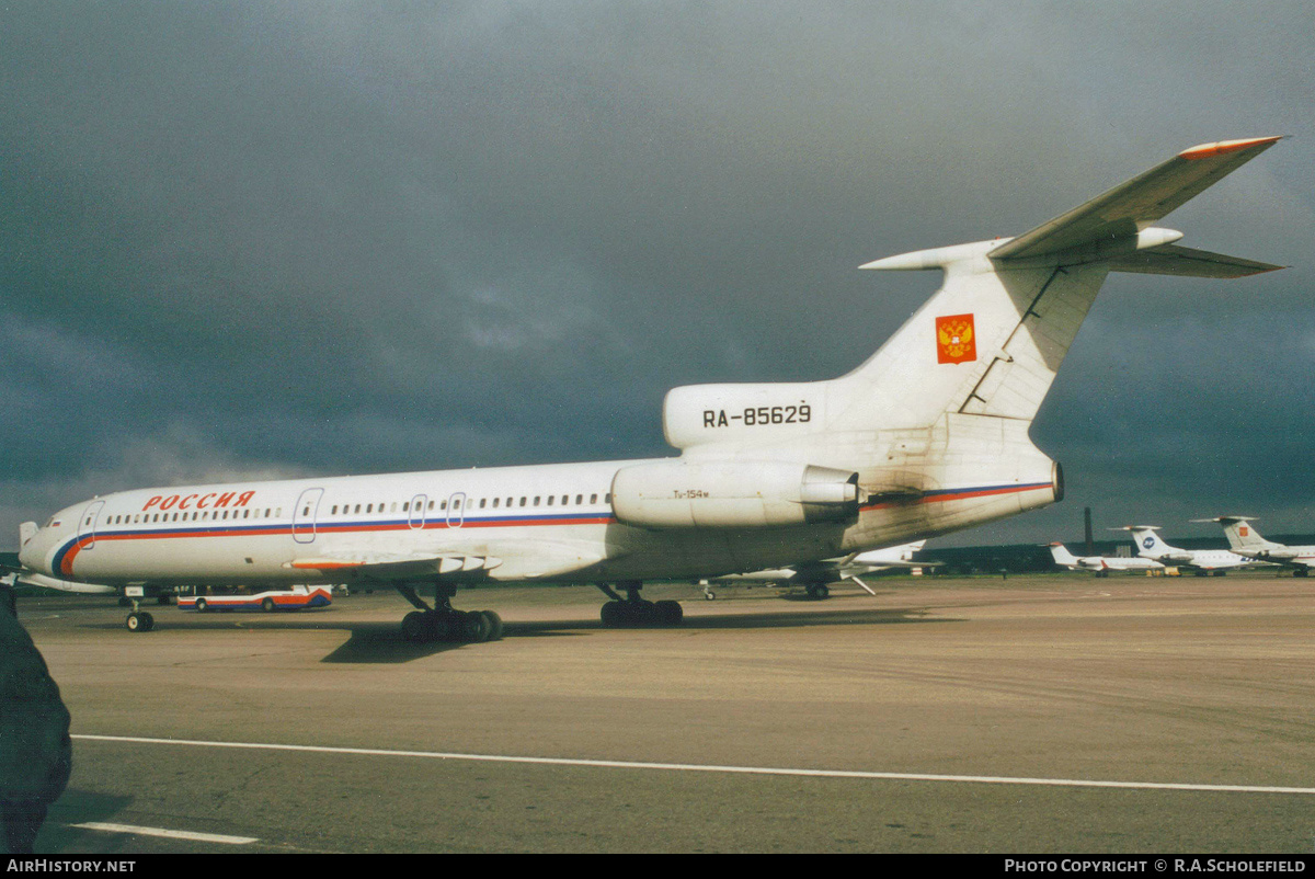 Aircraft Photo of RA-85629 | Tupolev Tu-154M | Rossiya - Special Flight Detachment | AirHistory.net #144903