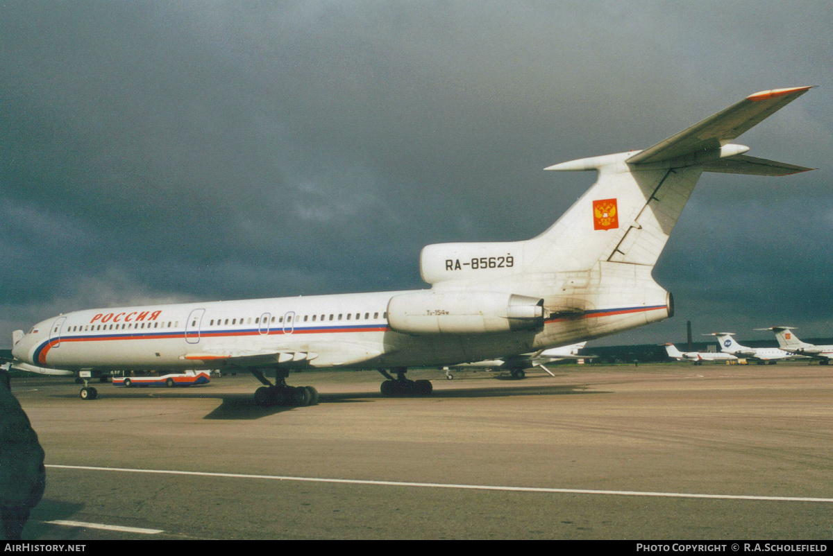 Aircraft Photo of RA-85629 | Tupolev Tu-154M | Rossiya - Special Flight Detachment | AirHistory.net #144903