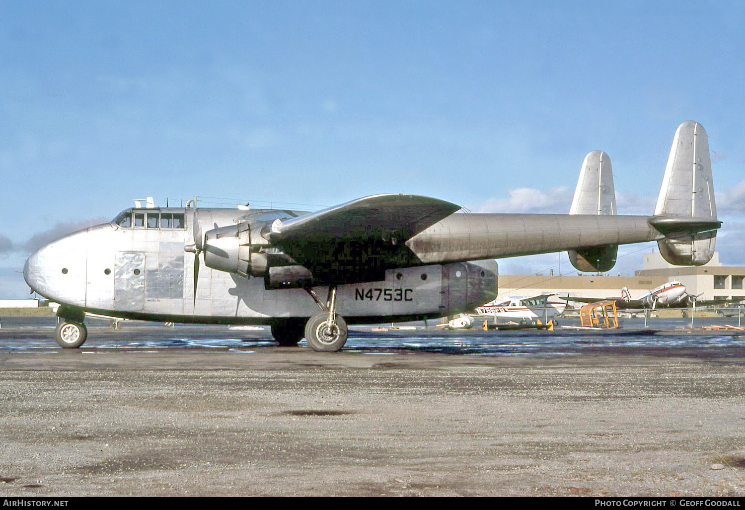 Aircraft Photo of N4753C | Fairchild C-82A Packet | AirHistory.net #144933