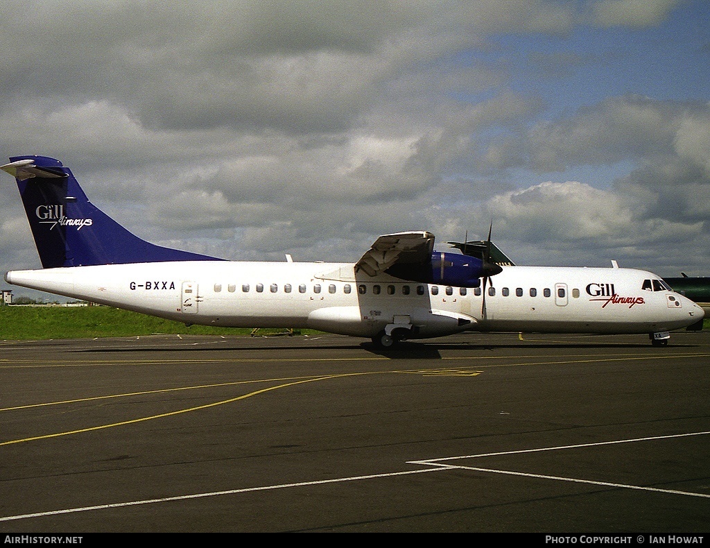 Aircraft Photo of G-BXXA | ATR ATR-72-202 | Gill Airways | AirHistory.net #144939
