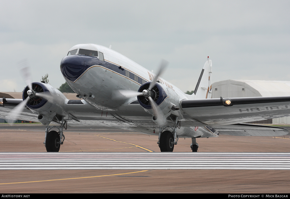 Aircraft Photo of HB-IRJ | Douglas DC-3(A) | AirHistory.net #144956