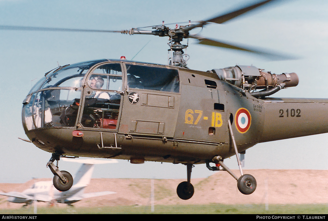 Aircraft Photo of 2102 | Sud SA-319B Alouette III | France - Air Force | AirHistory.net #144998