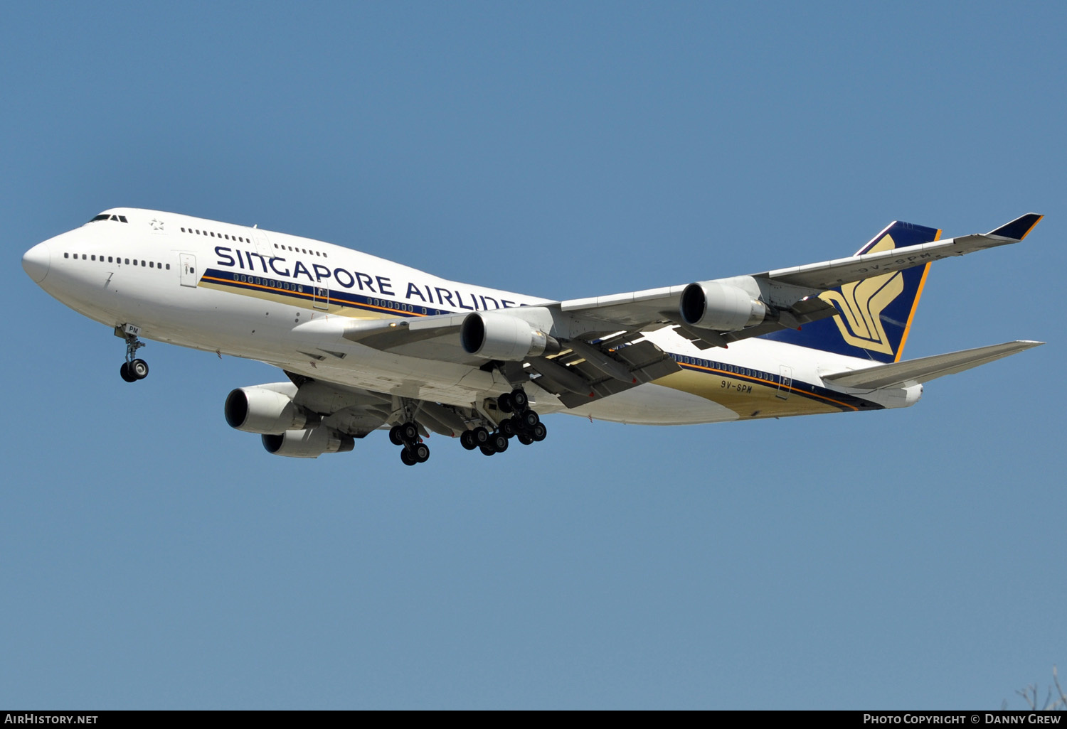Aircraft Photo of 9V-SPM | Boeing 747-412 | Singapore Airlines | AirHistory.net #145016