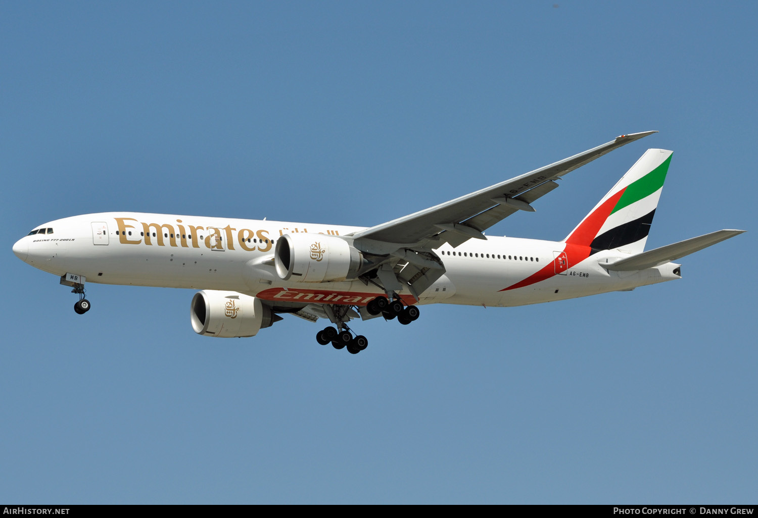 Aircraft Photo of A6-EWB | Boeing 777-21H/LR | Emirates | AirHistory.net #145030