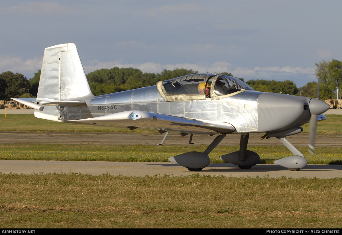 Aircraft Photo of N643AC | Van's RV-9A | AirHistory.net #145059