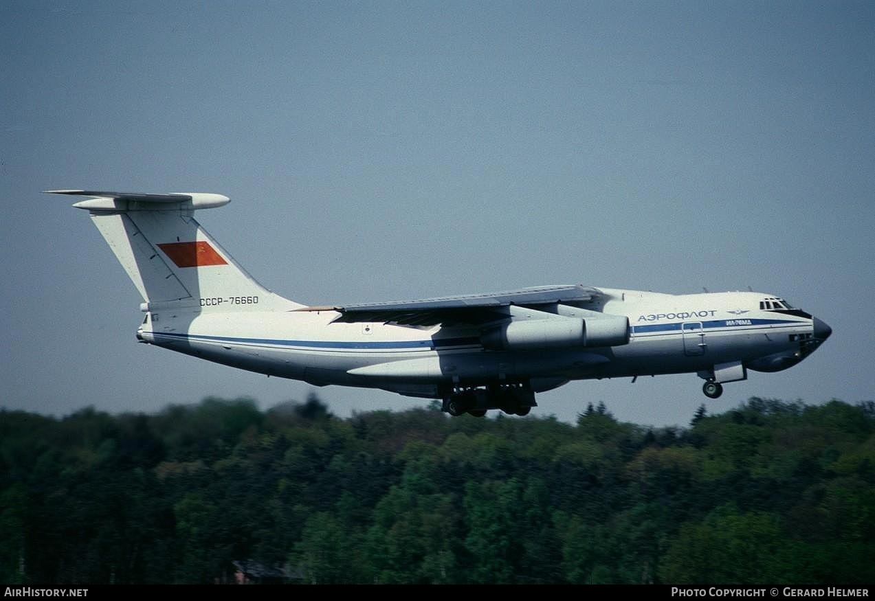 Aircraft Photo of CCCP-76660 | Ilyushin Il-76MD | Aeroflot | AirHistory.net #145061