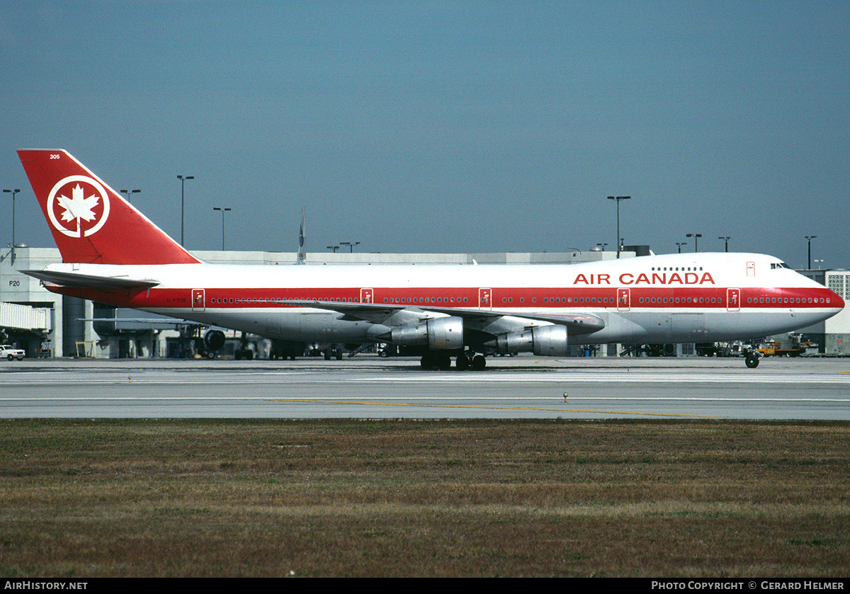 Aircraft Photo of C-FTOE | Boeing 747-133 | Air Canada | AirHistory.net #145070