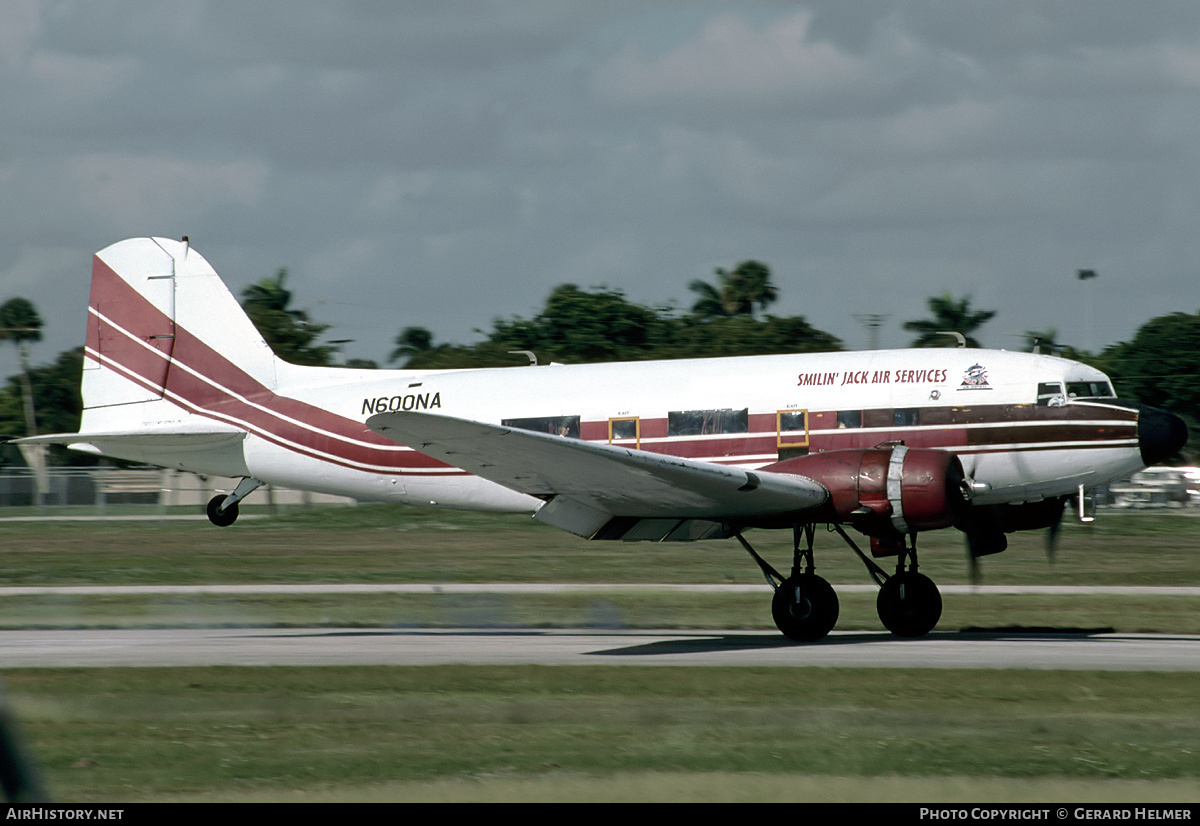 Aircraft Photo of N600NA | Douglas DC-3A-228D | Smilin' Jack Air Services | AirHistory.net #145081