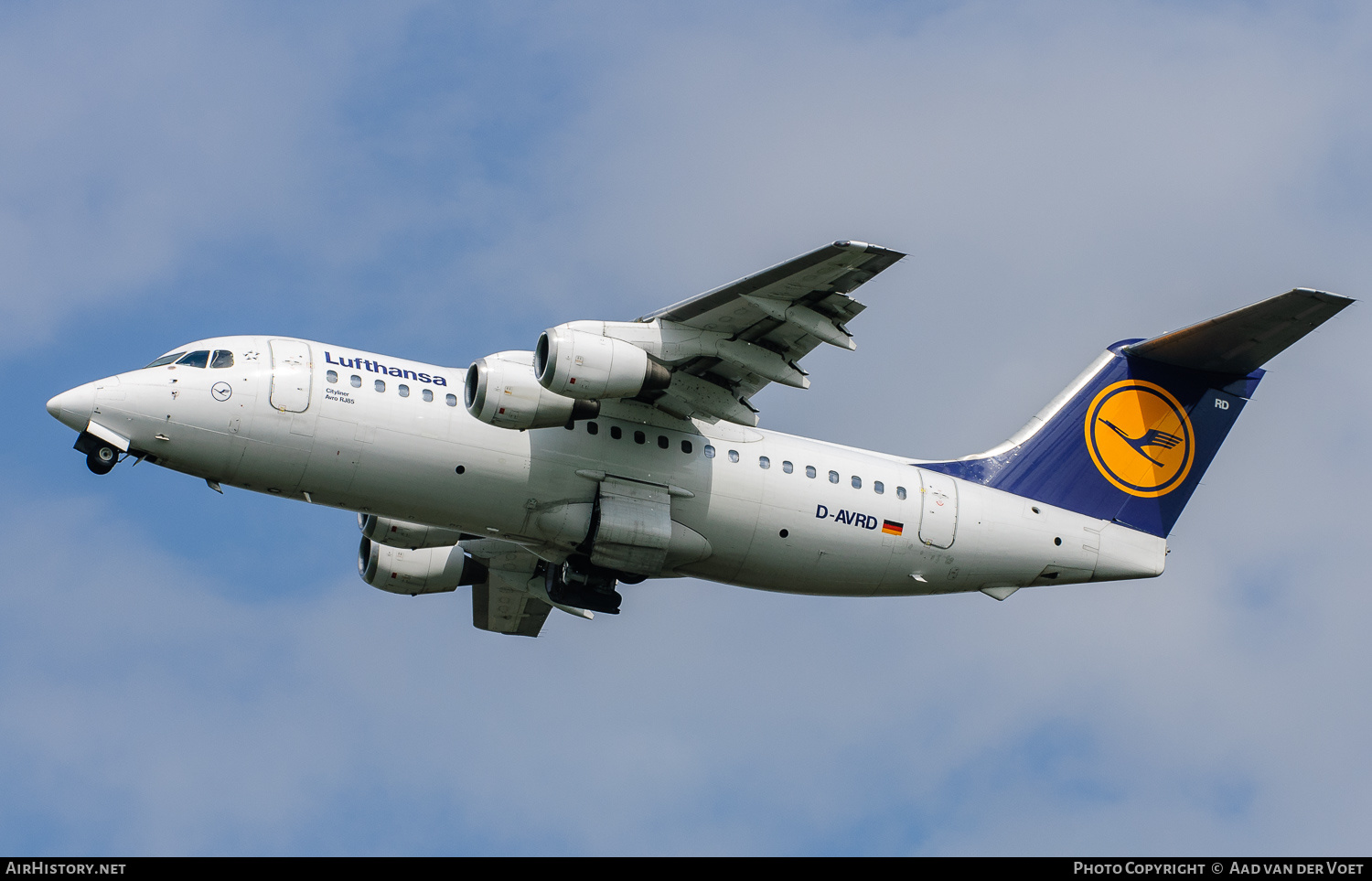 Aircraft Photo of D-AVRD | British Aerospace Avro 146-RJ85 | Lufthansa | AirHistory.net #145086